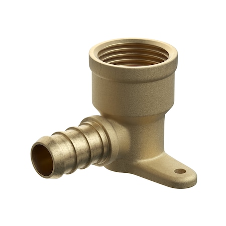 Jones Stephens 1/2in. F1807 x FIP Brass PEX 90Deg. Drop Ear Elbow C76080LF